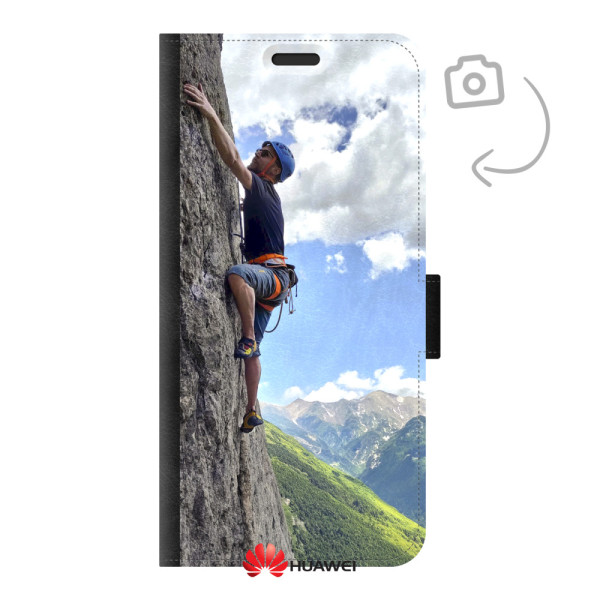 Vorderseite bedruckte Brieftasche Handyhülle für Huawei P20