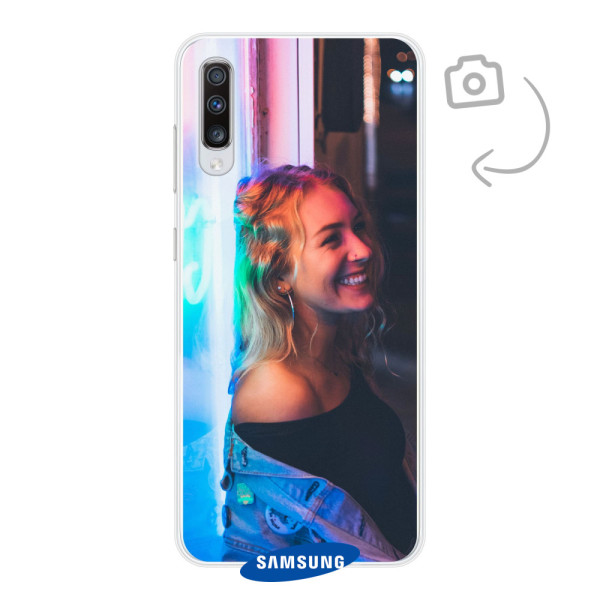 Rückseitig bedruckte flexible Handyhülle für Samsung Galaxy A70