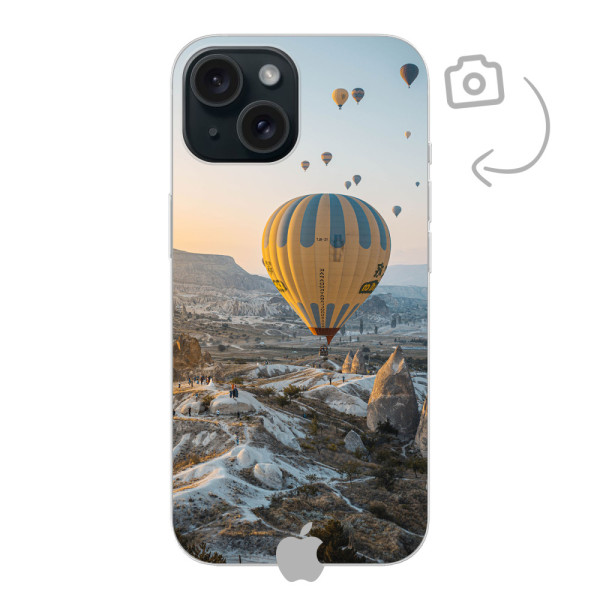 Rückseitig bedruckte flexible Handyhülle für iPhone 15