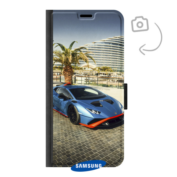 Vorderseite bedruckte Brieftasche Handyhülle für Samsung Galaxy A55