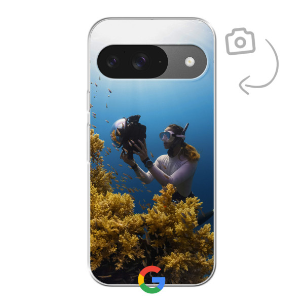 Rückseitig bedruckte flexible Handyhülle für Google Pixel 9