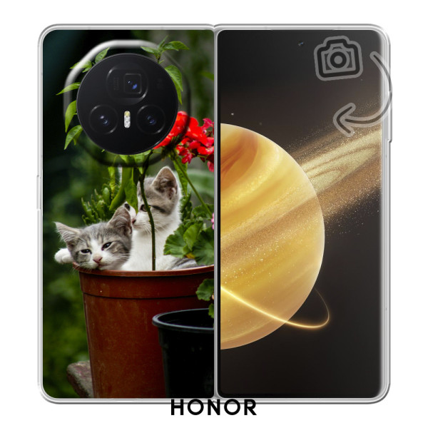 Rückseitig bedruckte solide Handyhülle für Honor Magic V3