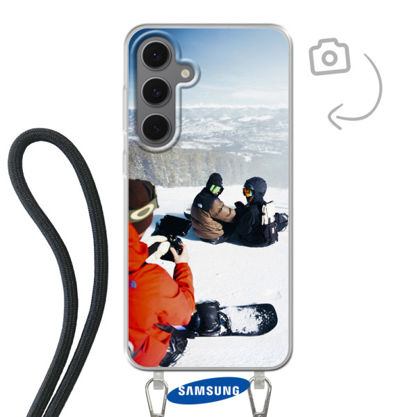 Telefonhülle mit Kabel für Samsung Galaxy S24 FE