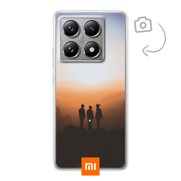 Rückseitig bedruckte flexible Handyhülle für Xiaomi 14T Pro