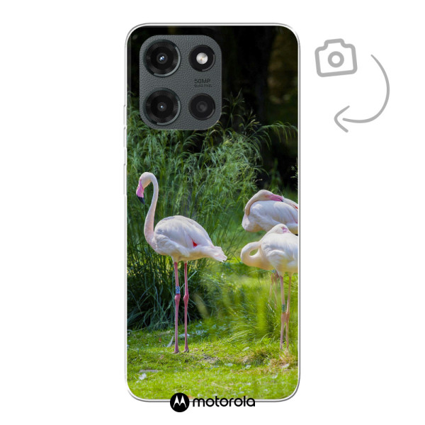 Rückseitig bedruckte flexible Handyhülle für Motorola Moto G (2025)