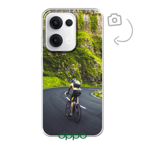 Rückseitig bedruckte flexible Handyhülle für Oppo Reno13