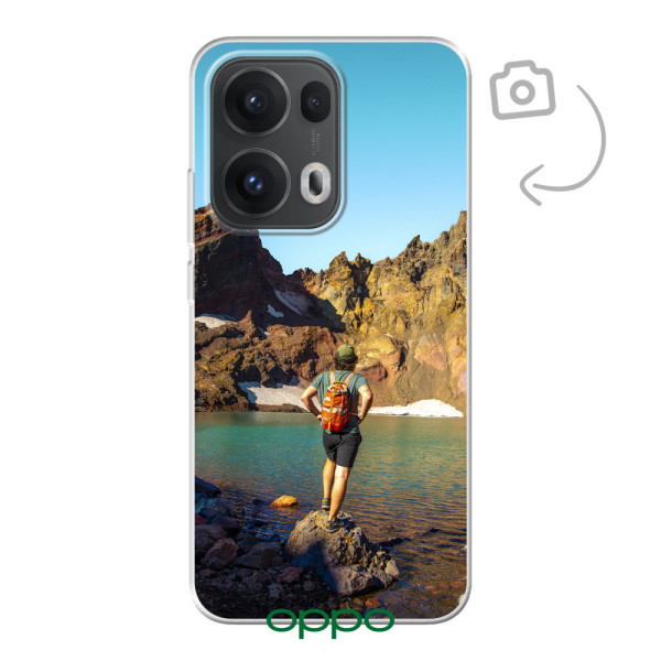Rückseitig bedruckte flexible Handyhülle für Oppo Reno13 Pro