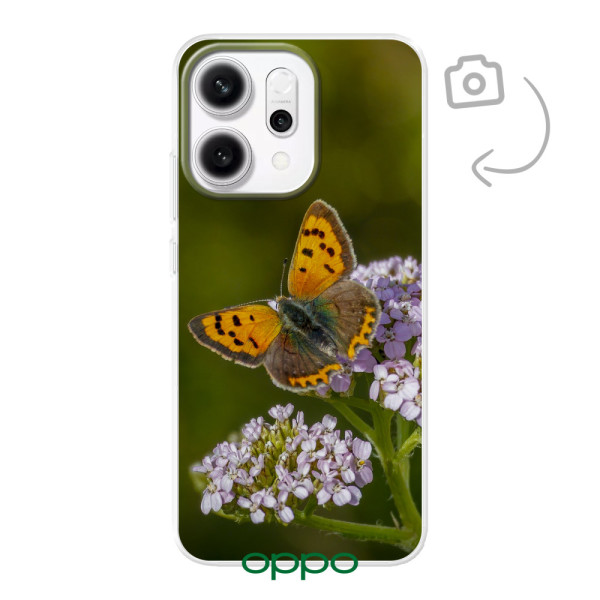 Rückseitig bedruckte flexible Handyhülle für Oppo Reno14 Pro