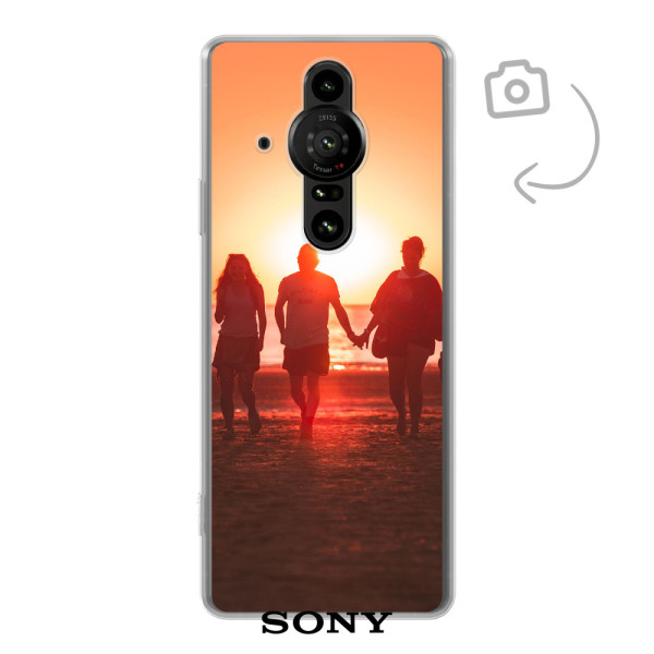Rückseitig bedruckte flexible Handyhülle für Sony Xperia Pro-I