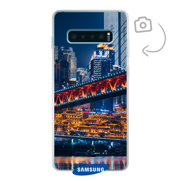 Rückseitig bedruckte flexible Handyhülle für Samsung Galaxy S10 Plus