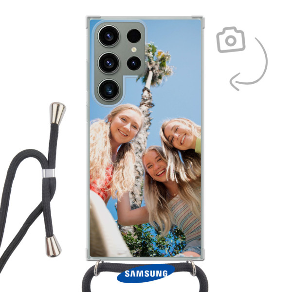Telefonhülle mit Kabel für Samsung Galaxy S23 Ultra