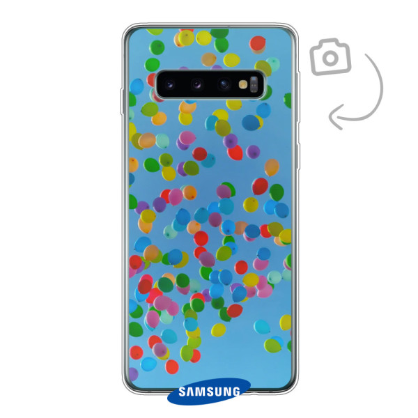 Rückseitig bedruckte flexible Handyhülle für Samsung Galaxy S10