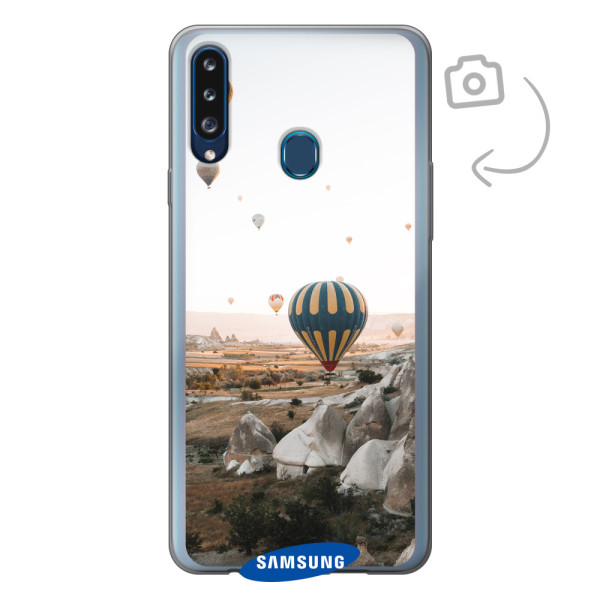 Rückseitig bedruckte flexible Handyhülle für Samsung Galaxy A20s