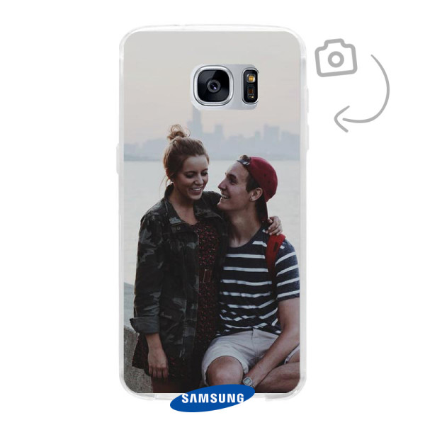 Rückseitig bedruckte flexible Handyhülle für Samsung Galaxy S7 Edge