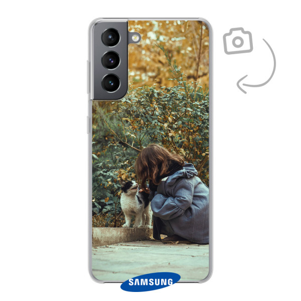 Rückseitig bedruckte solide Handyhülle für Samsung Galaxy S21 5G