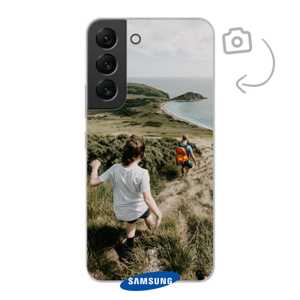 Rückseitig bedruckte solide Handyhülle für Samsung Galaxy S22