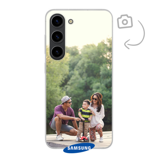 Rückseitig bedruckte solide Handyhülle für Samsung Galaxy S23