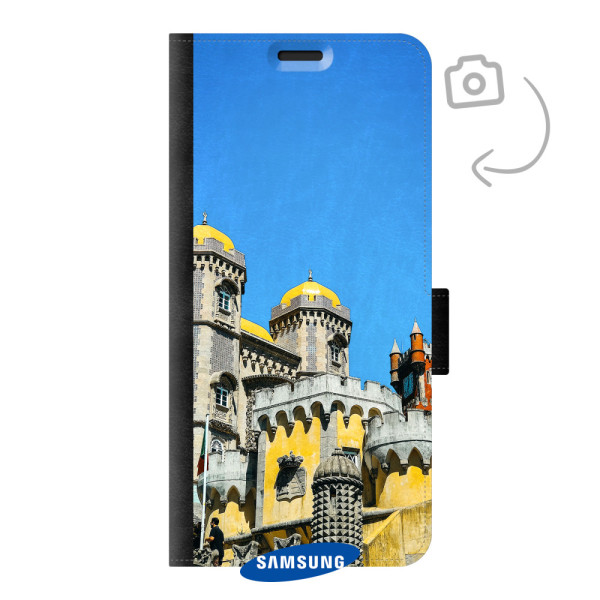 Vorderseite bedruckte Brieftasche Handyhülle für Samsung Galaxy S21 5G