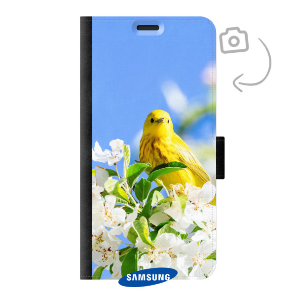 Vorderseite bedruckte Brieftasche Handyhülle für Samsung Galaxy S22