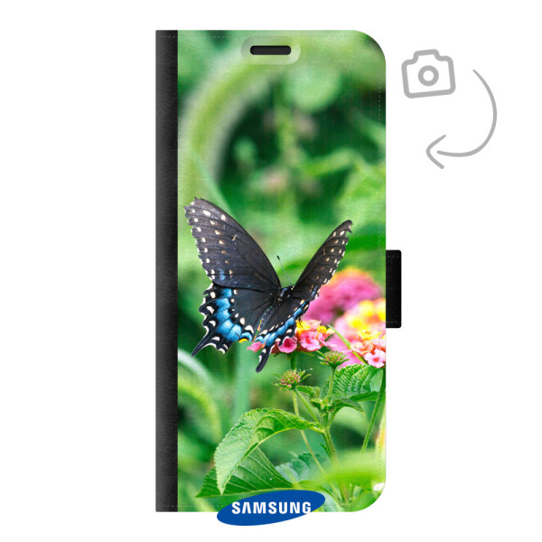 Vorderseite bedruckte Brieftasche Handyhülle für Samsung Galaxy S21 Plus 5G