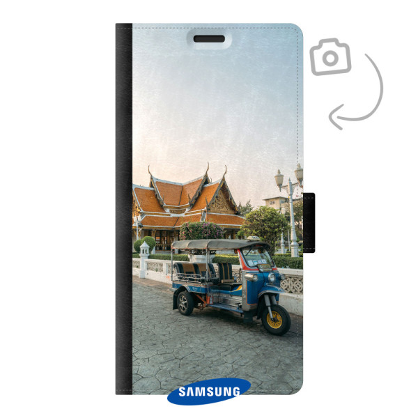 Vorderseite bedruckte Brieftasche Handyhülle für Samsung Galaxy S22 Ultra