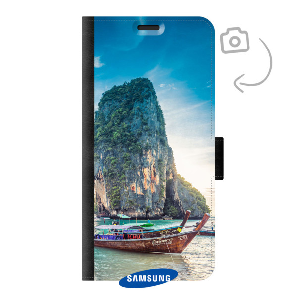 Vorderseite bedruckte Brieftasche Handyhülle für Samsung Galaxy S22 Plus