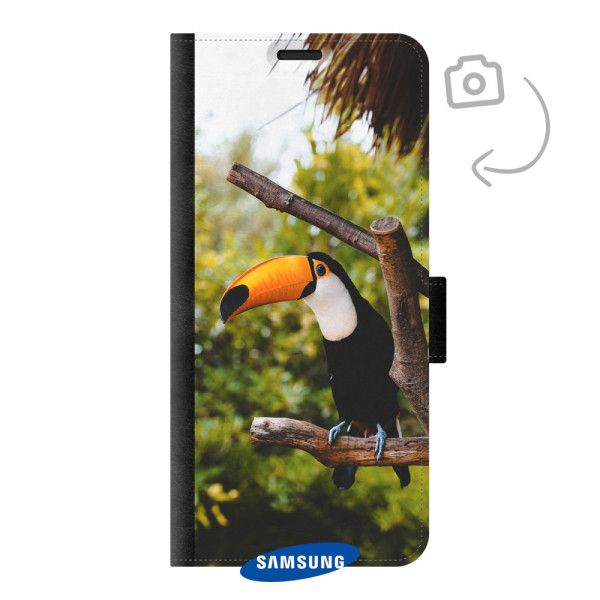 Vorderseite bedruckte Brieftasche Handyhülle für Samsung Galaxy S21 Ultra 5G