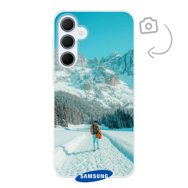 Rückseitig bedruckte flexible Handyhülle für Samsung Galaxy A35