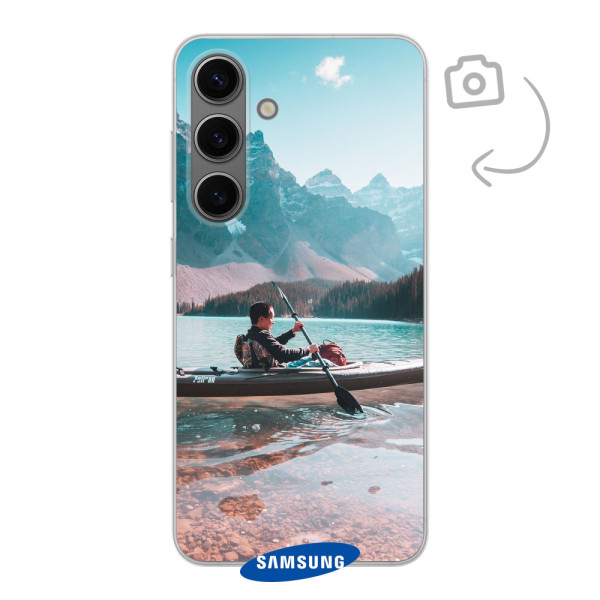 Rückseitig bedruckte solide Handyhülle für Samsung Galaxy S24